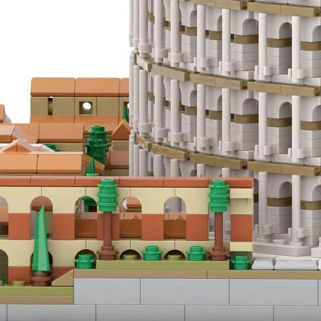 Alt view image 3 of 7 - ZITIANYOUBUILD Amphitheatrum Flavium/ Colosseum Model 3959 Pieces Building Toys Set MOC