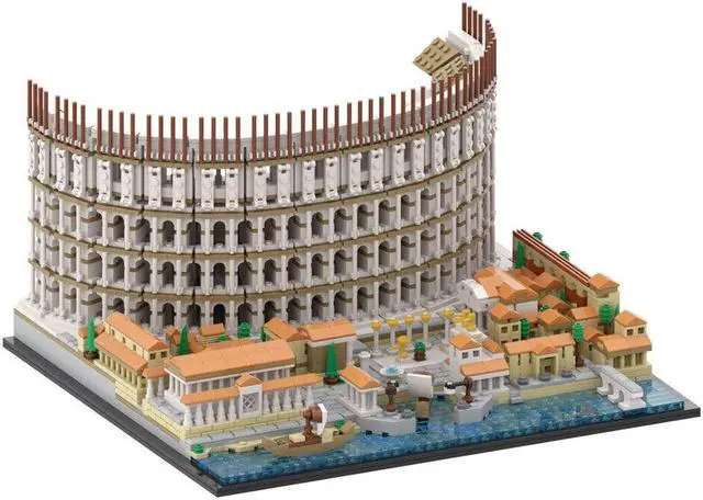 Main image of ZITIANYOUBUILD Amphitheatrum Flavium/ Colosseum Model 3959 Pieces Building Toys Set MOC