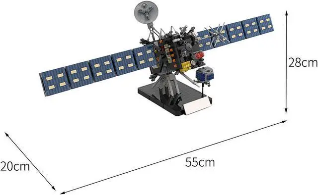 Alt view image 5 of 6 - ZITIANYOUBUILD Rosetta Philae Spacecraft Robotic Space Agency Lander 2320 Pieces MOC