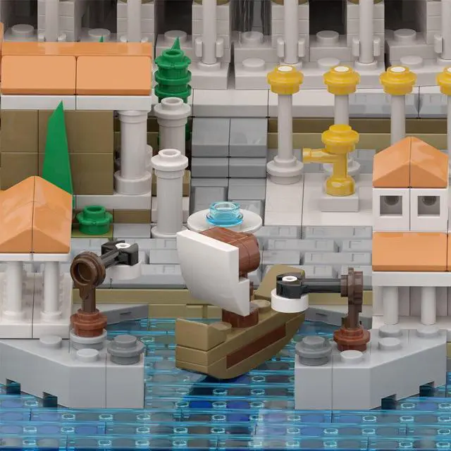 Alt view image 6 of 7 - ZITIANYOUBUILD Amphitheatrum Flavium/ Colosseum Model 3959 Pieces Building Toys Set MOC