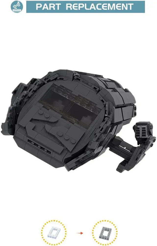 Alt view image 6 of 7 - ZITIANYOUBUILD Puddle Jumper / Transport Ship from Movie 1110 Pieces Building Toys MOC