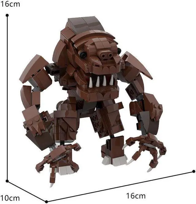 Alt view image 2 of 5 - ZITIANYOUBUILD The Rancors Mindless Violent Creatures 459 Pieces from Sci-Fi Movie MOC