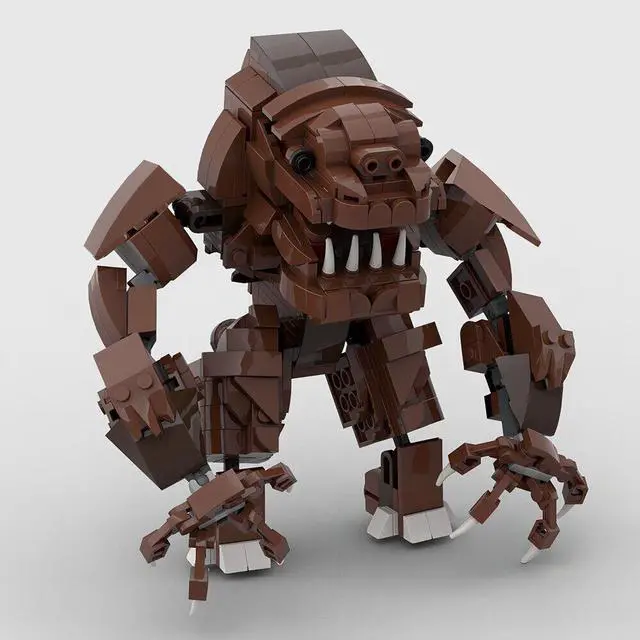 Alt view image 3 of 5 - ZITIANYOUBUILD The Rancors Mindless Violent Creatures 459 Pieces from Sci-Fi Movie MOC