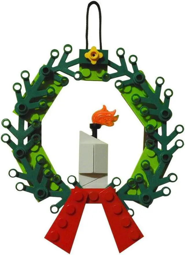 Main image of ZITIANYOUBUILD Christmas Wreath Building Kit for Christmas Tree Decoration 31 Pieces MOC