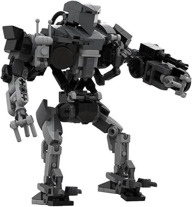 Alt view image 2 of 6 - ZITIANYOUBUILD Robot Policemen Model 262 Pieces Building Kit Building Toys Set MOC