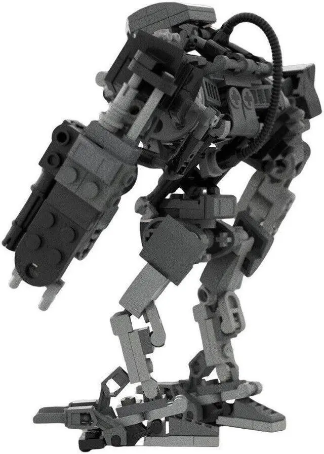 Alt view image 5 of 6 - ZITIANYOUBUILD Robot Policemen Model 262 Pieces Building Kit Building Toys Set MOC