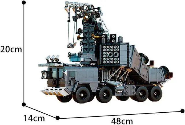 Alt view image 3 of 3 - ZITIANYOUBUILD Truck Construction Vehicle Toys 3027 Pieces from Film Building Toys MOC