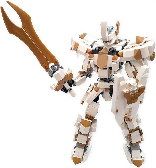 Main image of ZITIANYOUBUILD Mk2 Mech Robot Model with Sword and Shield 616 Pieces Building Toys MOC