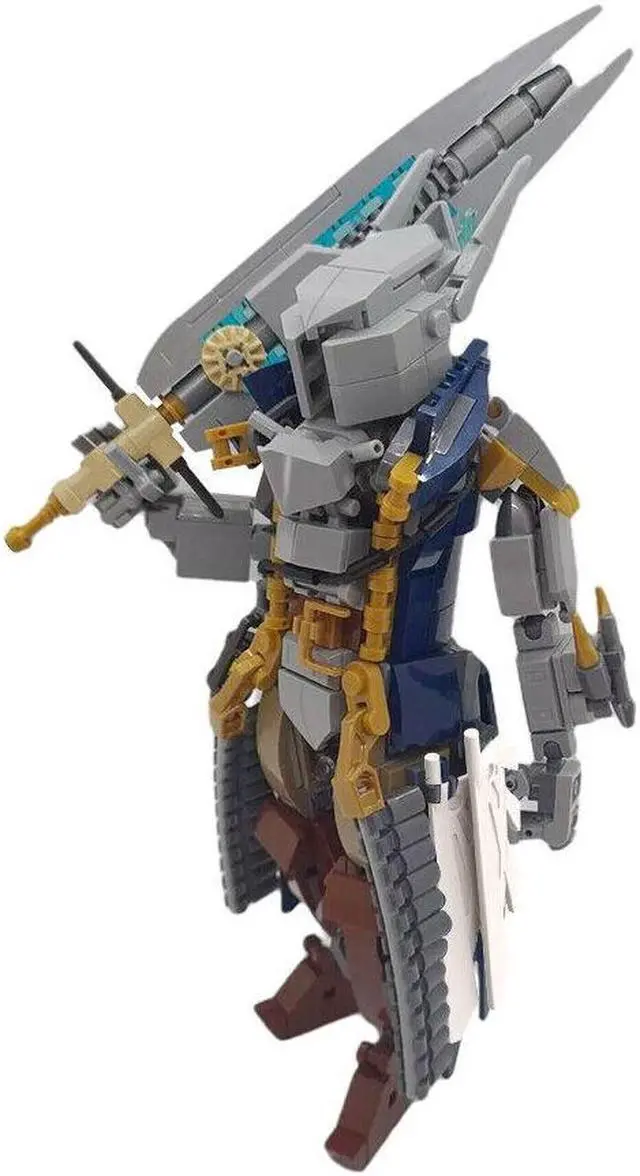 Alt view image 3 of 7 - ZITIANYOUBUILD Mecha Knight with Claymore Model 401 Pieces Building Toys MOC