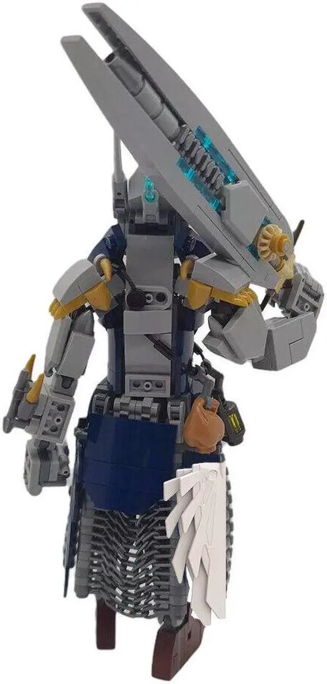 Alt view image 5 of 7 - ZITIANYOUBUILD Mecha Knight with Claymore Model 401 Pieces Building Toys MOC