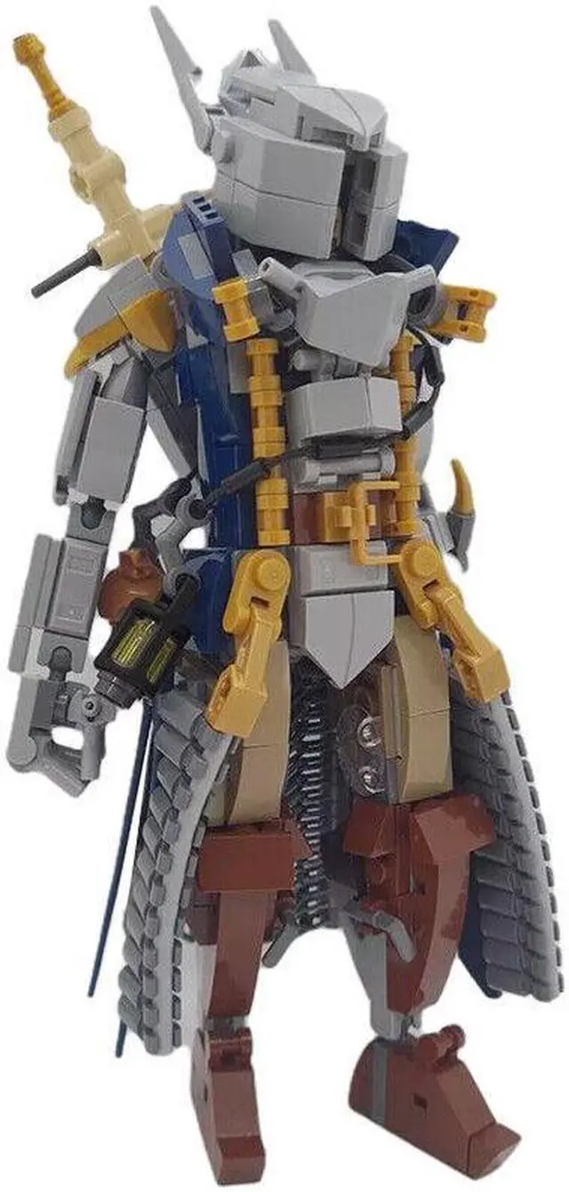 Alt view image 6 of 7 - ZITIANYOUBUILD Mecha Knight with Claymore Model 401 Pieces Building Toys MOC