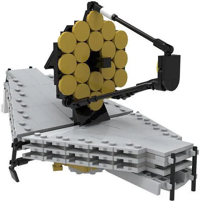 Alt view image 2 of 7 - ZITIANYOUBUILD MOC-65668 NASA James Webb Space Telescope jwst Space Telescope Model 487 Pieces for Adults 100% Compatible with LEGO Brand New and High Quality