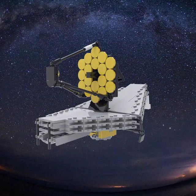Alt view image 6 of 7 - ZITIANYOUBUILD MOC-65668 NASA James Webb Space Telescope jwst Space Telescope Model 487 Pieces for Adults 100% Compatible with LEGO Brand New and High Quality