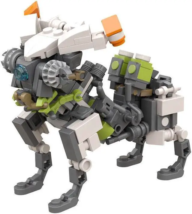 Alt view image 5 of 7 - ZITIANYOUBUILD Broadhead Small Cow-like Machine /Robot 189 Pieces Building Toys MOC