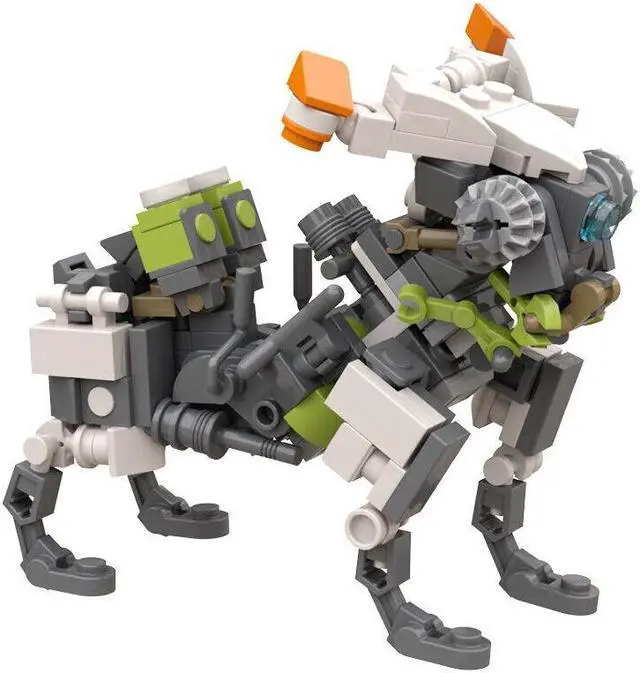 Alt view image 6 of 7 - ZITIANYOUBUILD Broadhead Small Cow-like Machine /Robot 189 Pieces Building Toys MOC