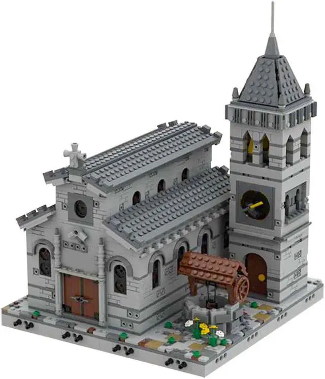Main image of ZITIANYOUBUILD Medieval Church Modular Model 2085 with Interior Building Toys Set MOC