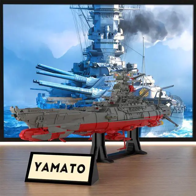 Alt view image 3 of 6 - ZITIANYOUBUILD Space Battleship Model with Display Stand 5325 Pieces Building Toys MOC