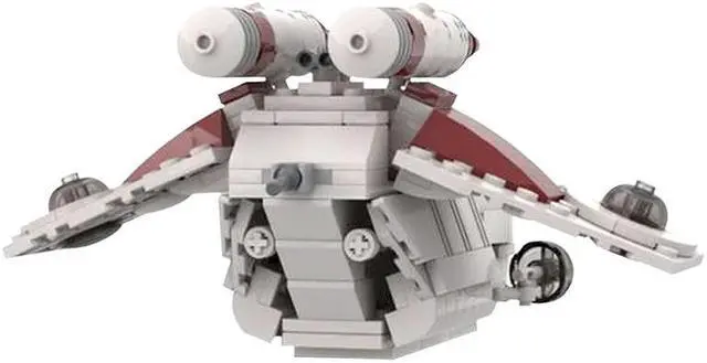 Alt view image 3 of 4 - ZITIANYOUBUILD Ship Midi Scale LAAT/i from Movie 246 Pieces Building Toys Set MOC