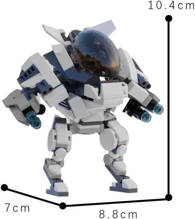 Alt view image 2 of 2 - ZITIANYOUBUILD Centauri Mk II Tactical Combat 252 Pieces Building Toys Sets & Packs MOC