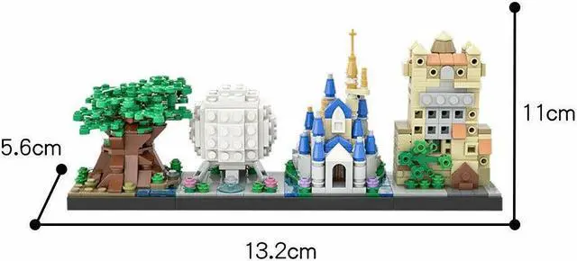 Alt view image 4 of 5 - ZITIANYOUBUILD Iconic Theme Park Lite Version 529 Pieces Building Toys Set MOC