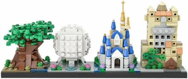Alt view image 5 of 5 - ZITIANYOUBUILD Iconic Theme Park Lite Version 529 Pieces Building Toys Set MOC