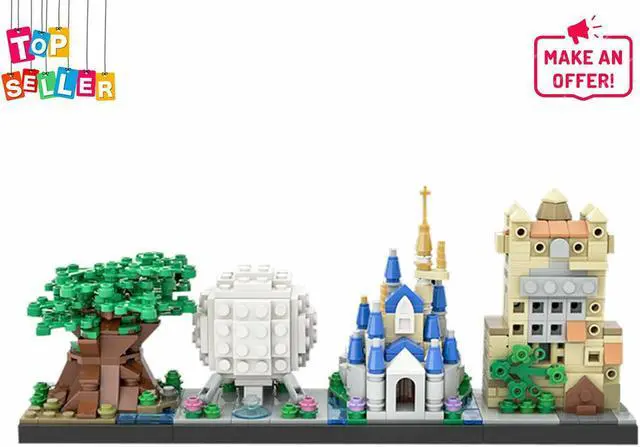 Alt view image 3 of 5 - ZITIANYOUBUILD Iconic Theme Park Lite Version 529 Pieces Building Toys Set MOC