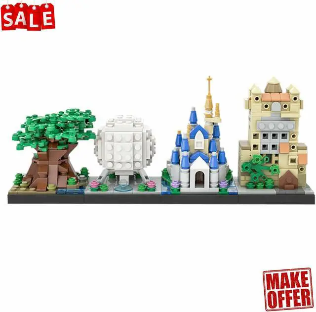 Alt view image 2 of 5 - ZITIANYOUBUILD Iconic Theme Park Lite Version 529 Pieces Building Toys Set MOC