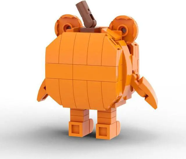 Alt view image 4 of 6 - ZITIANYOUBUILD Orange Bear from Video Game Gift for Kids 103 Pieces MOC