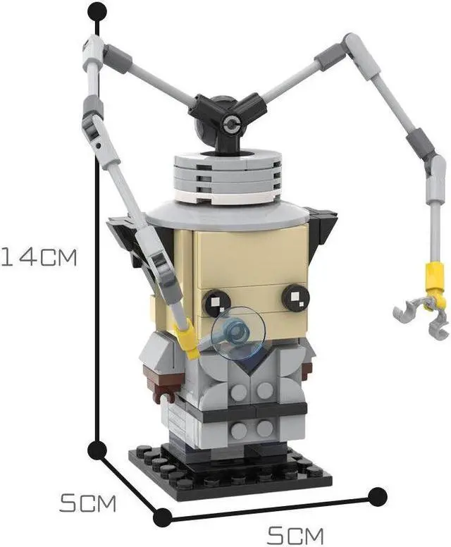 Alt view image 2 of 3 - ZITIANYOUBUILD A Powerful but Dimwitted Cyborg Police Inspector 140 Pieces MOC