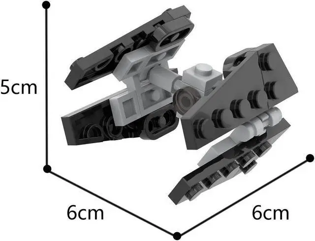 Alt view image 5 of 5 - ZITIANYOUBUILD MOC-35570 Micro Imperial TIE Fighters Bomber and Advanced Fighters Model Toys 100% Compatible with LEGO Brand New and High Quality