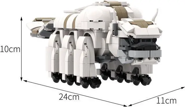 Alt view image 7 of 7 - ZITIANYOUBUILD MOC-44651 Appa from Avatar  The Last Airbender Sky Flattailed Flying Bison 721 Pieces 100% Compatible with LEGO Brand New and High Quality