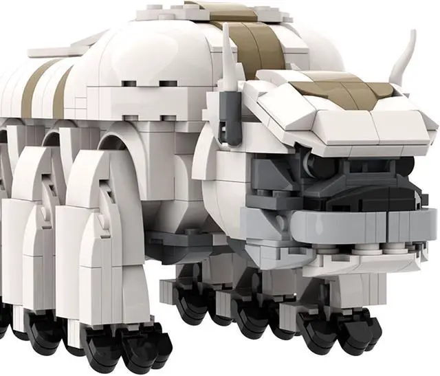 Alt view image 5 of 7 - ZITIANYOUBUILD MOC-44651 Appa from Avatar  The Last Airbender Sky Flattailed Flying Bison 721 Pieces 100% Compatible with LEGO Brand New and High Quality