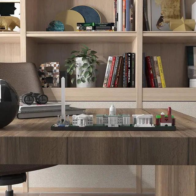 Alt view image 5 of 7 - ZITIANYOUBUILD 5-in-1 Skyline Significant Buildings 278 Pieces Building Toys Set MOC