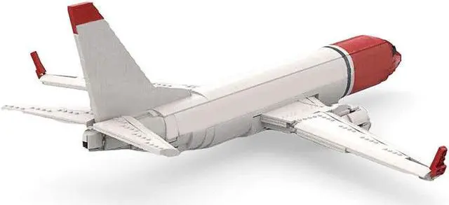 Alt view image 3 of 6 - ZITIANYOUBUILD MOC-65055 Lego Norwegian 737-800 Aircraft Model with Interior 2256 Bricks Toys 1 51 Scale 100% Compatible with LEGO Brand New and High Quality