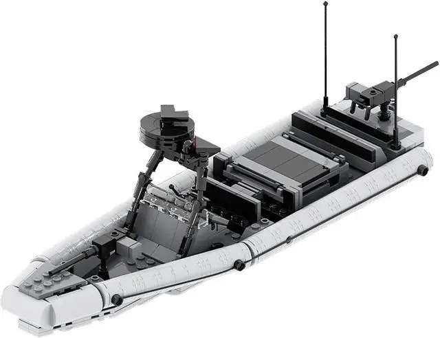 Main image of ZITIANYOUBUILD The 11-meter Naval Special Warfare Rigid Inflatable Boats 501 Pieces MOC
