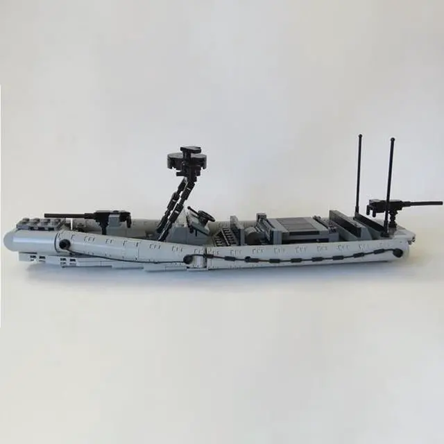 Alt view image 2 of 3 - ZITIANYOUBUILD The 11-meter Naval Special Warfare Rigid Inflatable Boats 501 Pieces MOC