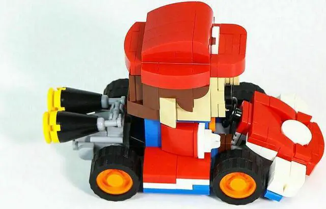 Alt view image 2 of 7 - ZITIANYOUBUILD Racing Car Model Building Kit 241 Pieces from Game Building Toys Set MOC