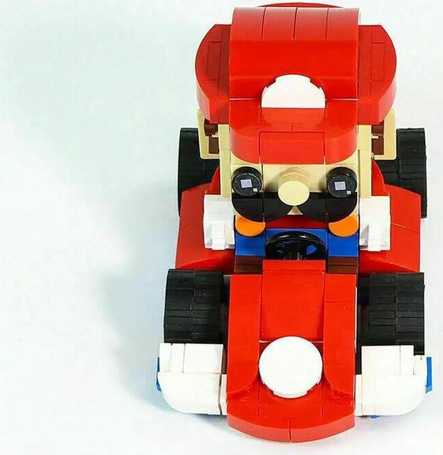 Alt view image 4 of 7 - ZITIANYOUBUILD Racing Car Model Building Kit 241 Pieces from Game Building Toys Set MOC