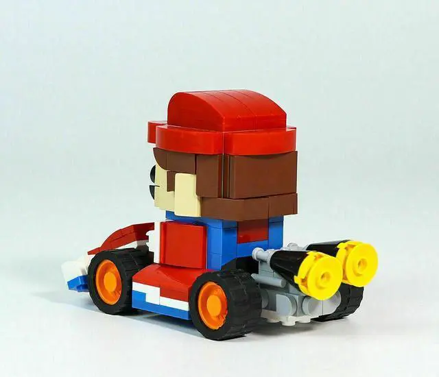 Alt view image 6 of 7 - ZITIANYOUBUILD Racing Car Model Building Kit 241 Pieces from Game Building Toys Set MOC