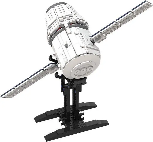 Alt view image 2 of 6 - ZITIANYOUBUILD Dragon Spaceship Model Building Toys 887 Pieces Building Toys Set MOC