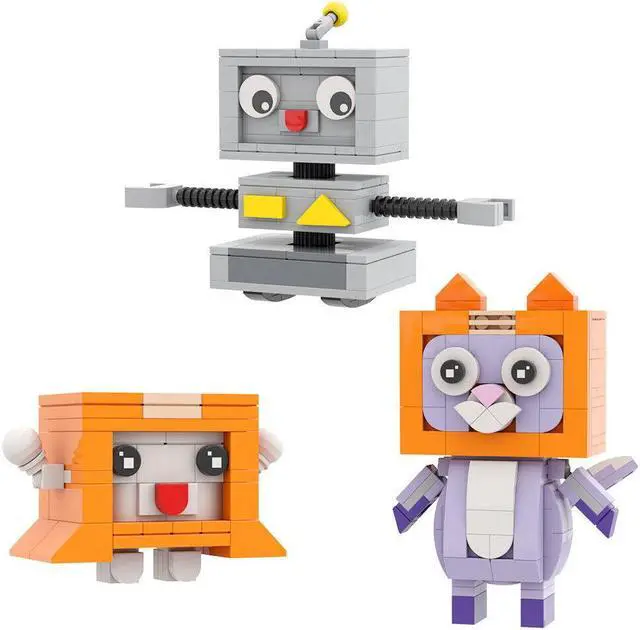 Main image of ZITIANYOUBUILD Cartoon Character Box Cat 331 Pieces from TV Series Building Toys Set MOC