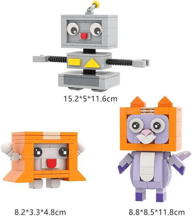 Alt view image 6 of 7 - ZITIANYOUBUILD Cartoon Character Box Cat 331 Pieces from TV Series Building Toys Set MOC