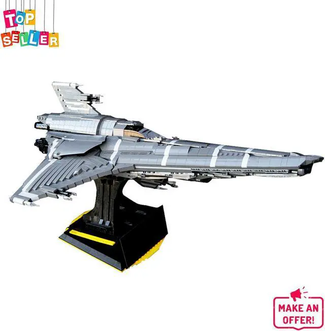 Alt view image 2 of 7 - ZITIANYOUBUILD Mk II Fighter 2327 Pieces Toys Sets for Kids Gift Building Toys Set MOC