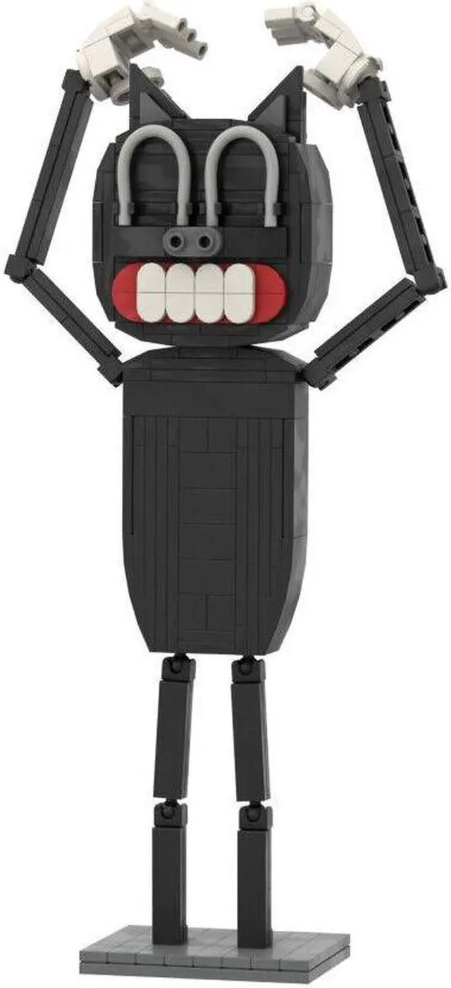 Alt view image 3 of 7 - ZITIANYOUBUILD Cartoon Cat Model Horror Creature 197 Pieces Building Toys MOC