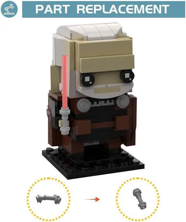 Alt view image 4 of 4 - ZITIANYOUBUILD An Antagonist Fictional Character Model 128 Pieces Building Toys MOC