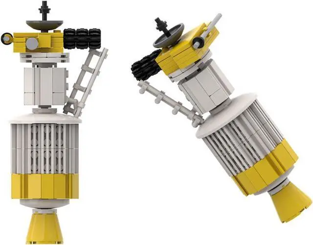 Alt view image 2 of 3 - ZITIANYOUBUILD MOC-72395 Ulysses Spacecraft 1 70 Scale Shuttles Model for Kids 100% Compatible with LEGO Brand New and High Quality