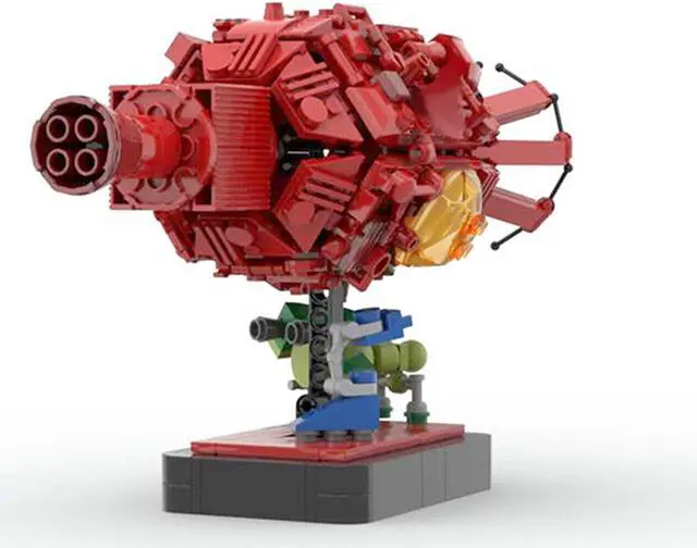 Alt view image 6 of 7 - ZITIANYOUBUILD A Massive, City-sized Spaceship from TV Series 497 Pieces MOC