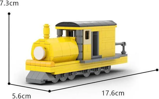 Alt view image 2 of 7 - ZITIANYOUBUILD Yellow Train Model 247 Pieces from Horror Video Game Building Toys MOC
