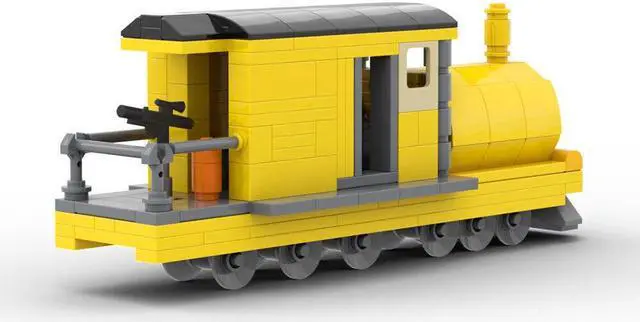 Alt view image 7 of 7 - ZITIANYOUBUILD Yellow Train Model 247 Pieces from Horror Video Game Building Toys MOC