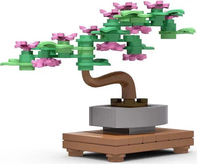 Alt view image 2 of 6 - ZITIANYOUBUILD Tiny Bonsai Tree Model 54 Pieces for Kids Building Toys Sets & Packs MOC